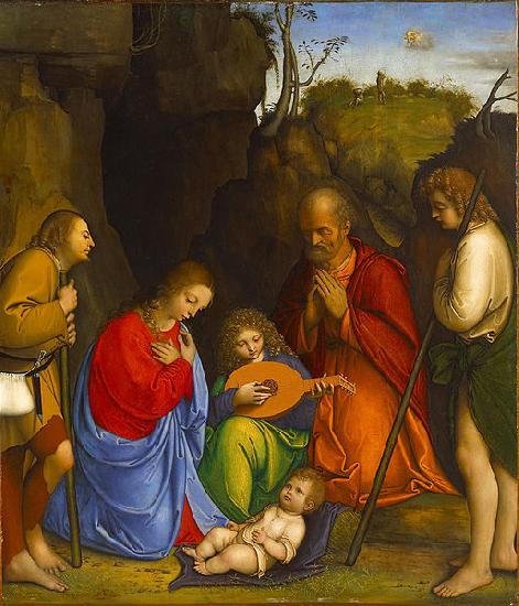 Giovanni Agostino da Lodi Adoration of the Shepherds. Germany oil painting art